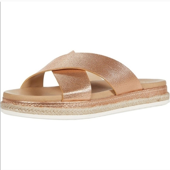 Vince Camuto Rose Gold Sandals - Picture 1 of 8